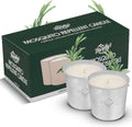 Murphy's Naturals Mosquito Repellent Candle Refills, 9 oz (Pack of 2) | Soy & beeswax blend with rosemary, peppermint, citronella & lemongrass essential oils; 30-hour burn time
