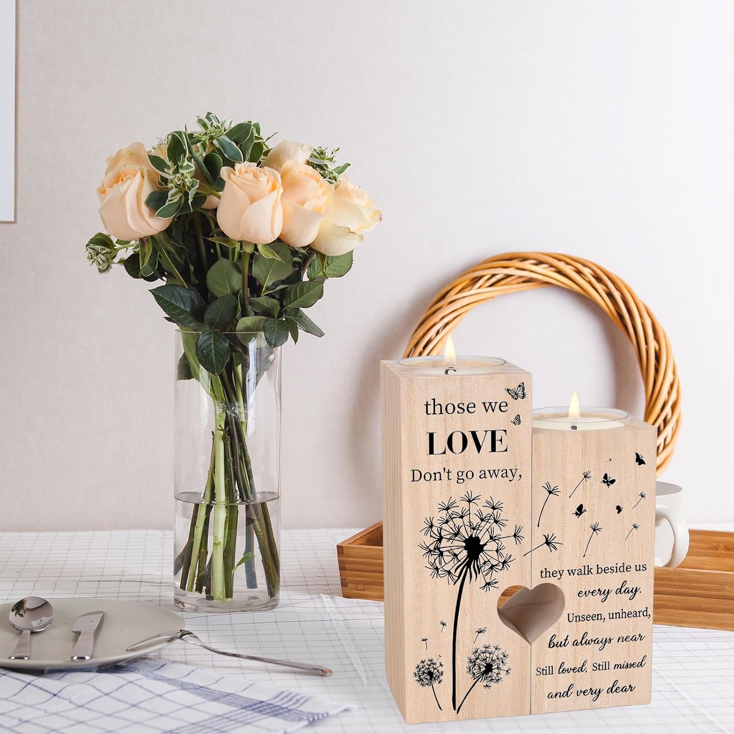 Sympathy Gifts for Loss of Loved One, Bereavement Candle Holders | Condolence Gift, Memorial Gifts for Mother Father Grandma Grandpa Aunt