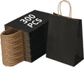 joybe 300 pack 5.95x3.25x8 inch small black paper, main product view