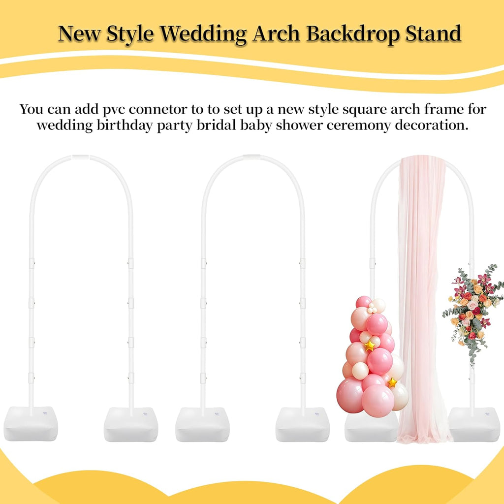 balloon arch kit,adjustable 8.2ft & 6ft half balloon, side view
