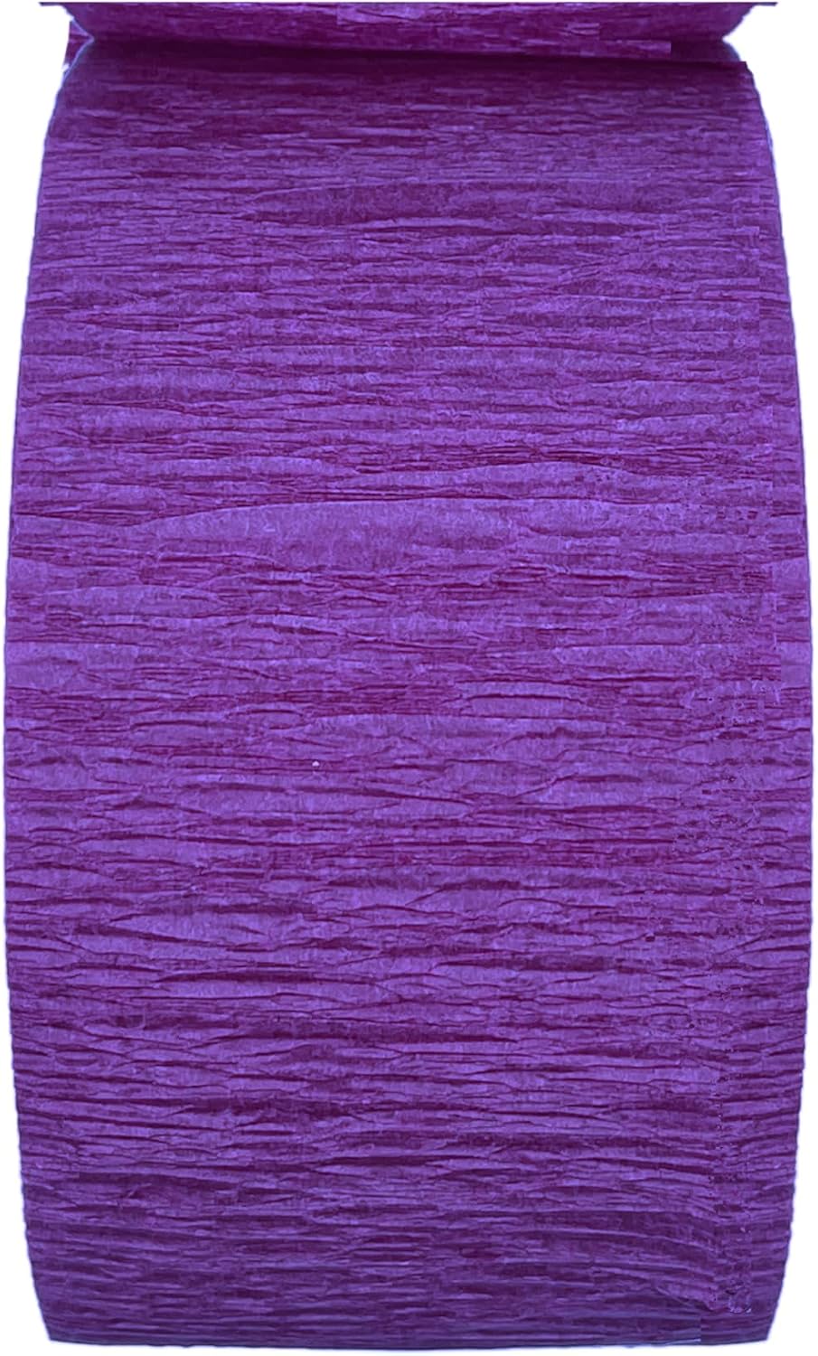 Purple and Silver Metallic Crepe Paper Color Streamers, 4 Rolls Total, Made in USA