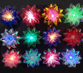 Light Up Glowing Gift Bows, 6 Iridescent LED Ribbon Bow for Gift Packaging and Decorations- LED Glowing Gift Ribbon Flower Bows, Self Adhesive
