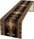 Aztec Table Runner Southwestern Native Vintage Geometric Pattern Table Runner Retro Country Table Dinner Decoration 13x60 Inch