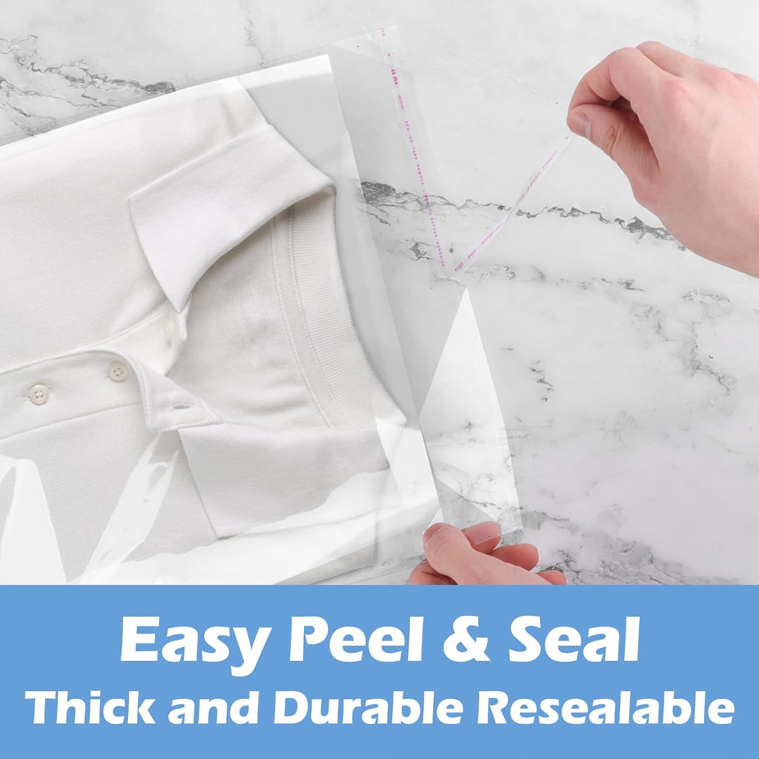 70 Pack 12x16" Clear Cellophane Bags, Transparent Plastic Bags for Shirts, Gift Wrapping, Party Favors & Artwork