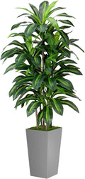 astidy artificial plant 5ft dracaena fake tree with, main product view