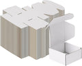 MEBRUDY 4x4x2 Inches Shipping Boxes Pack of 100, Small Corrugated Cardboard Box for Mailing Mailer Packing, White