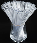 100-PCS Clear Plastic Swizzle Sticks, Crystal Cake Pops, Cocktail Coffee Drink Stirrers, Lolipop Stick, 7.24 Inch