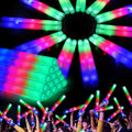 SHQDD 46PCS Foam Glow Sticks, Foam Light Up Sticks with 3 Modes Colorful Flashing, Glow Stick Bulk Party Pack, Glow in Dark Party Supplies, LED Foam Sticks Bulk for Wedding, Raves, Concert, Halloween