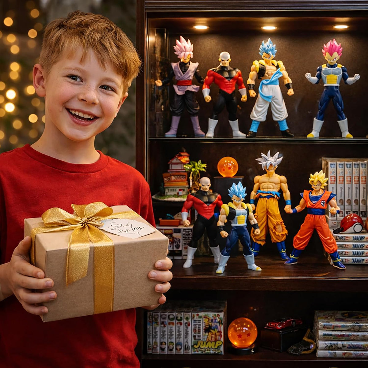 Anime Super Hero Action Figures Set, Collectible Warrior Figurines, 7.8Inch E...