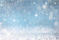 10x6.5ft Blue Bokeh (Not Glitter) Backdrops Birthday Party Abstract Golden Sparkling Spots Photography Background Baby Shower Wedding Prom Graduation Party Bokeh Decor Banner Photoshoot Props