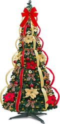 7 ft prelit pop up christmas tree 250, main product view
