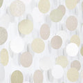 Champagne Gold White Party-Decorations Streamers - 52Ft Hanging Birthday Paper Garland Banner,Christmas Wedding Baby Bridal Shower Bachelorette Engagement Graduation Supplies Backdrop Decor Hugtmr