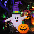 goosh 5ft inflatable halloween cute ghost with the, main product view