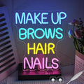 Makeup Studio Neon Sign for Wall Decor, Spa Beauty Room Neon Light,Dimmable Beauty Salon LED Light Up Sign for Bedroom, Business, Salon Decorations