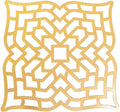 Gold FOIL CARDSTOCK PLACEMAT 24PC - Party Supplies - 24 Pieces
