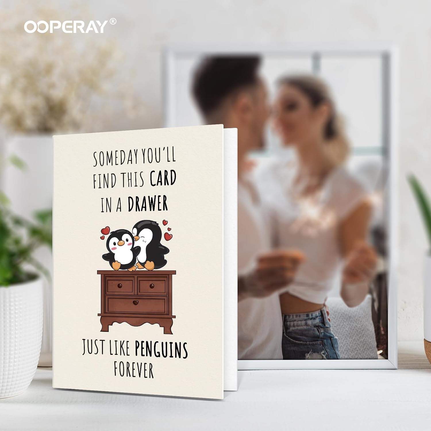 OOPERAY Gifts for Husband Fathers Day, Fathers Day Card for Husband from Wife, Anniversary Birthday Love Gift for Men Women, Valentines Card Gifts for Him Her, Gift for Boyfriend Girlfriend