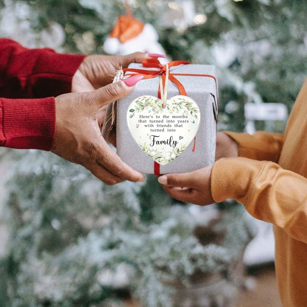 Friends Christmas Ornament - Best Friend for Women, Family, Bestie - Ceramic Friendship Ornament 2026