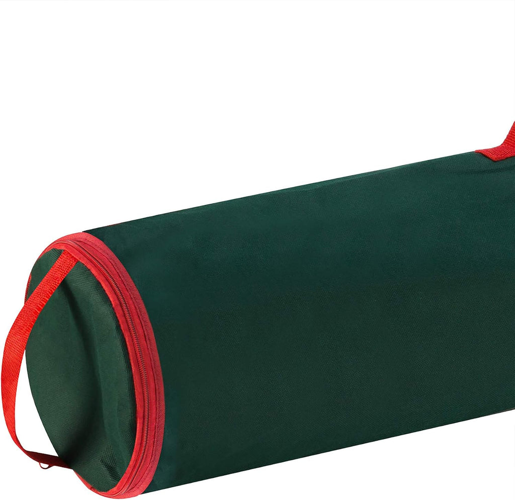 Wrapping Paper Storage Bag - 40-Inch Gift Wrap Organizer - Holds Up to 25 Rolls of Giftwrap - Christmas Storage by Elf Stor (Green)