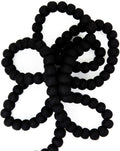 black felt ball garland, wool pom pom garland, main product view