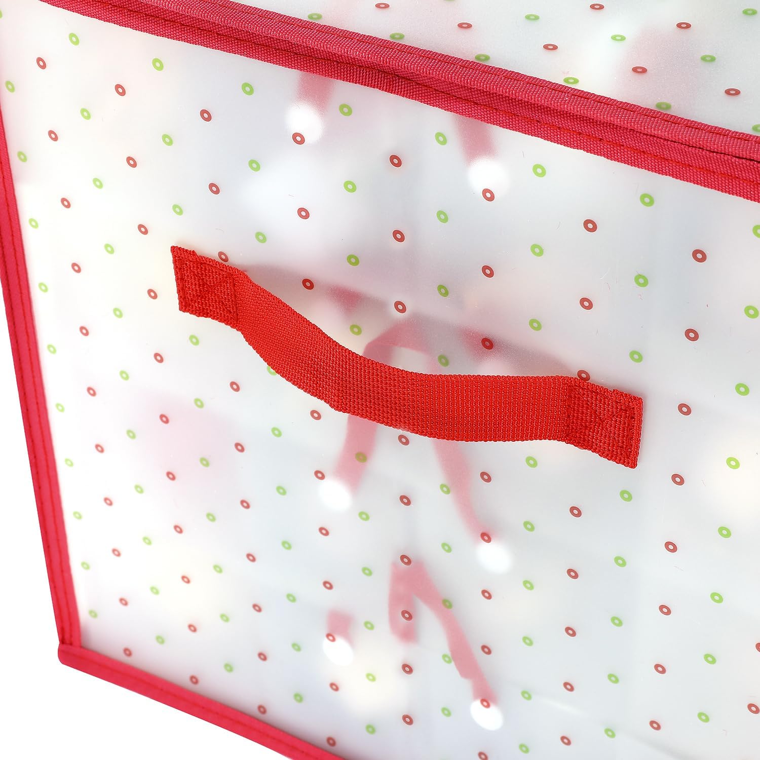 Sattiyrch Plastic Christmas Ornament Storage Box with Trays,Customizable Dividers, Dust-Proof Durable Ornament Organizer Holder,Christmas Storage Containers,Holds 64 x 3 Ornaments