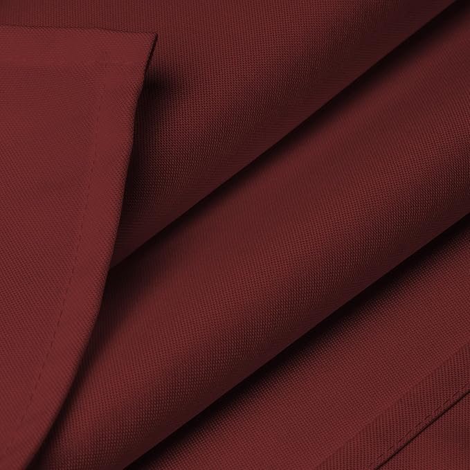 Lann's Linens - 10 Premium 90" x 156" Tablecloths for Wedding/Banquet/Restaurant - Rectangular Polyester Fabric Table Cloths - Burgundy