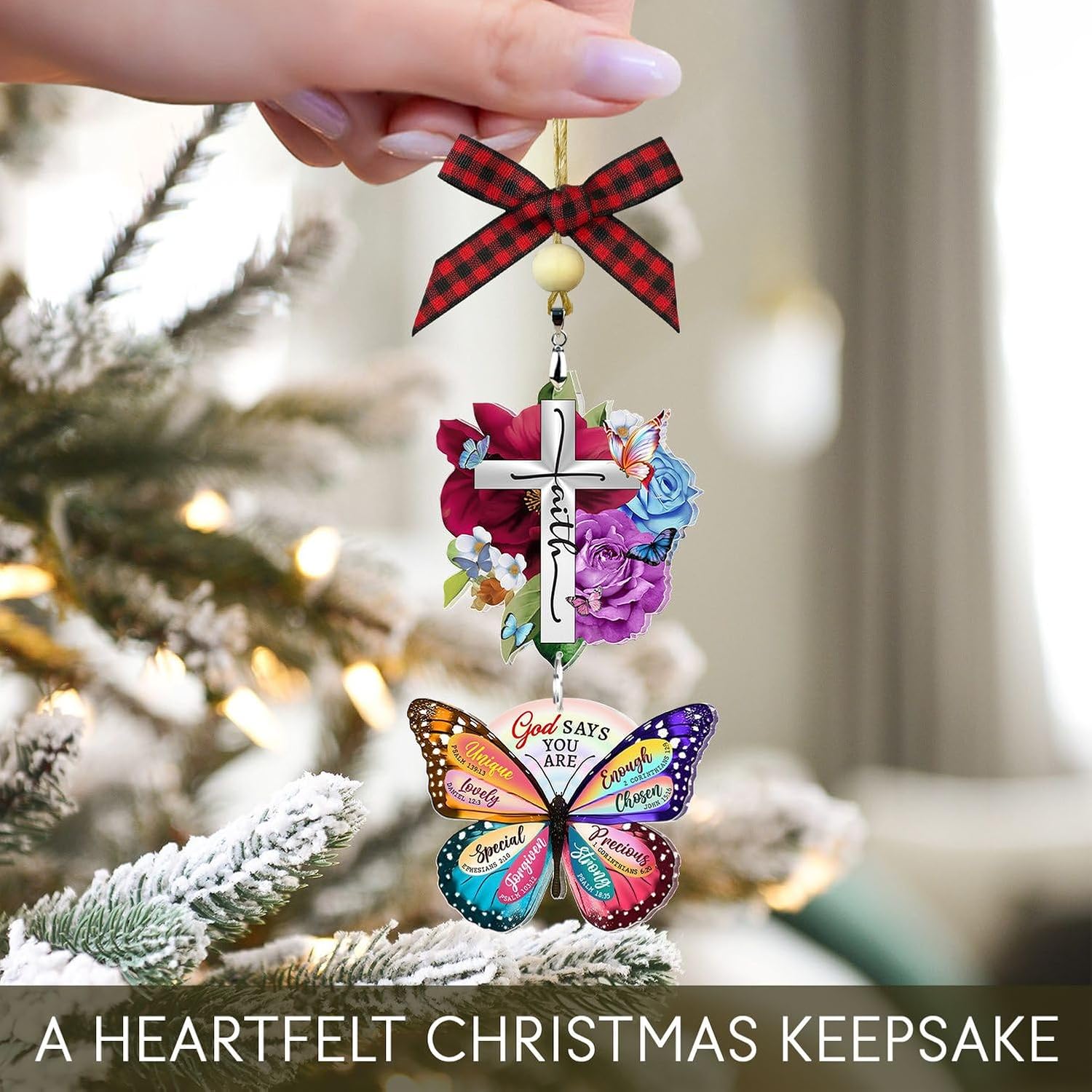 Christian Gifts for Women Birthday - Christmas Inspiration Religious Gifts for for Friends, Mom, Sister, Girl, Female Coworker, Christian - Christian Desk Decor - Religious Spiritual Gift