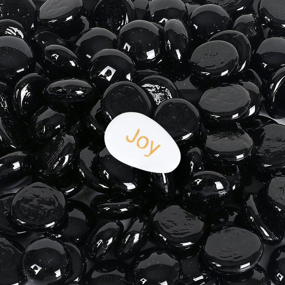11lb fire glass beads flat glass marbles for, main product view