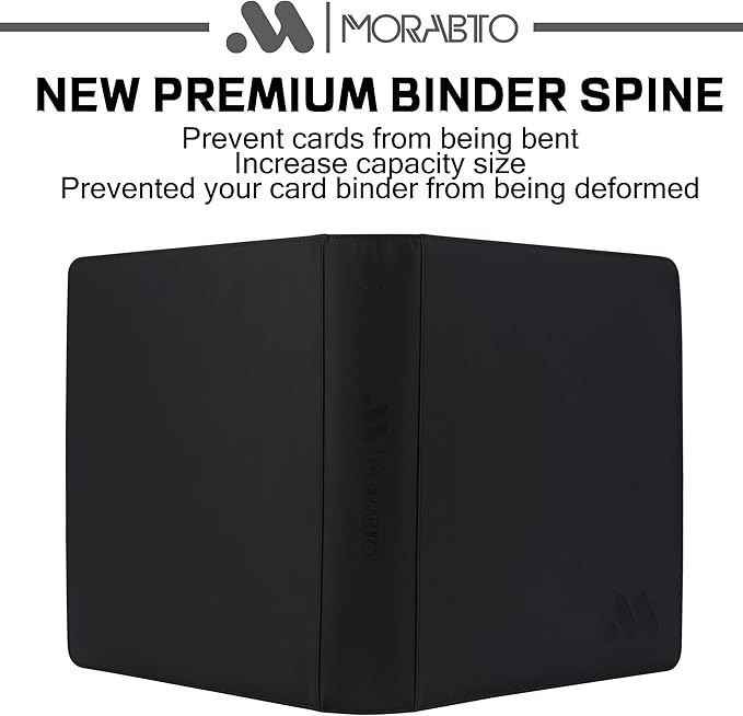 Card Binder 20 Pocket,Trading Card Binder Holds up to 2000 Cards with 50 Sleeves,Zipper Card Holder Album Compatible with TCG Card/Game Cards/Sports Card