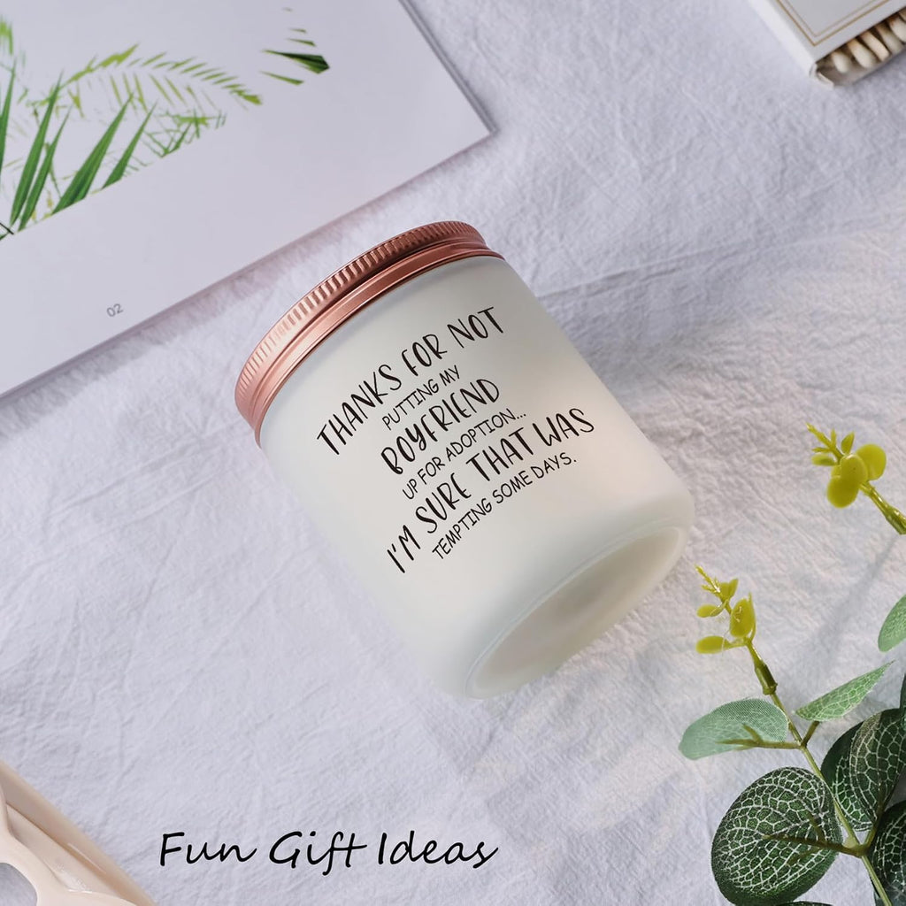 Gifts for Boyfriends Mom - Mother in Law Mothers Day Gift, Birthday Christmas Gifts for Mother-in-Law, Boyfriend's Mom, Women Gift Candle