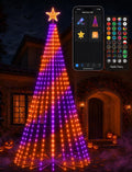 popotan halloween outdoor christmas tree, 7ft 295 led, main product view