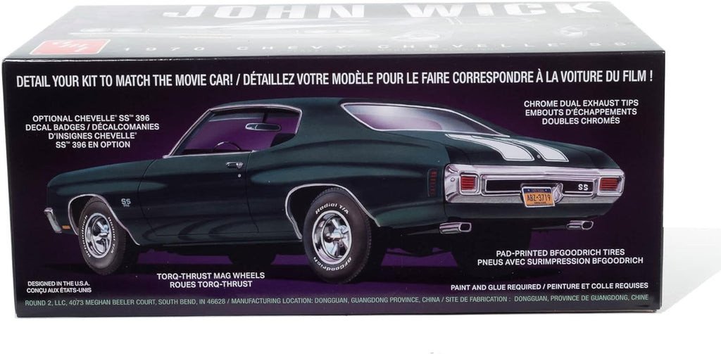amt 1970 chevy chevelle john wick 1:25 scale shown in use