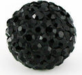rubyca pave czech crystal disco ball clay beads, main product view