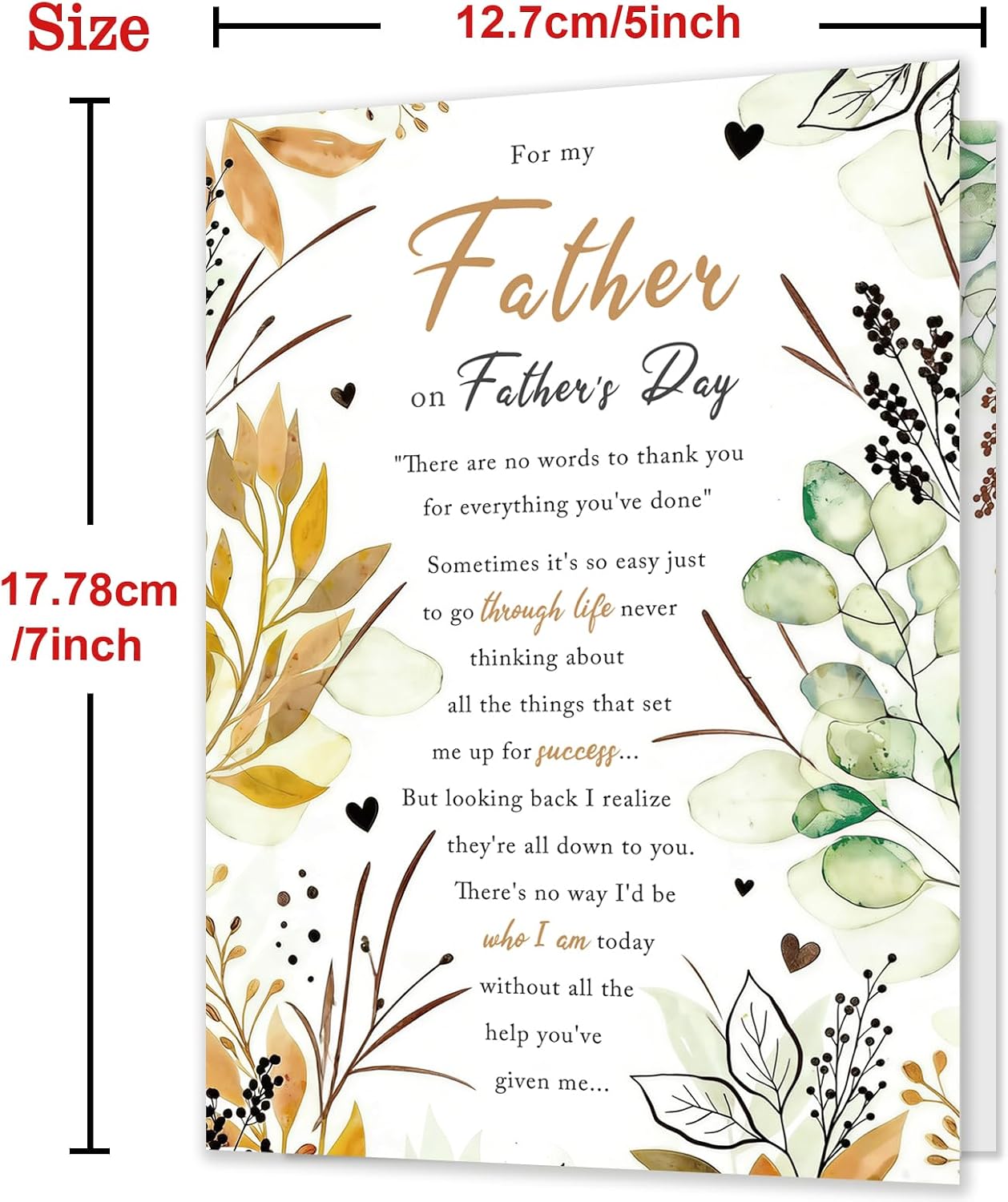 Fathers Day Gift for Dad, Father's Day Card Gift for Dad from Daughter Son, Fathers Day Card Gifts for Papa from Daughter, Fathers Day Gift Iideas, Father's Day Card