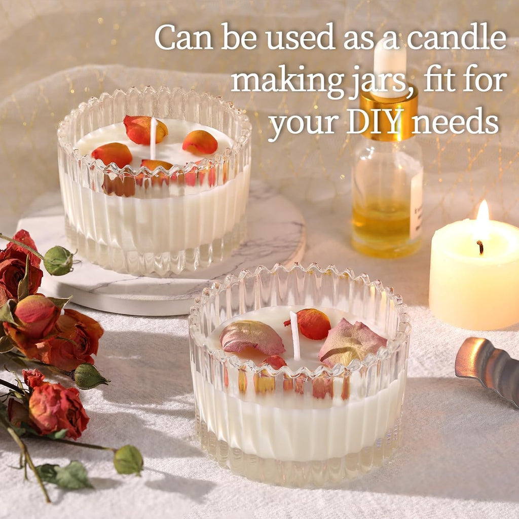 HAVITI 24 Pcs Large Tea Light Holders, Clear Glass Candle Holders, Votive Candle Holders for Table Centerpiece Wedding Table Decor(1.57" H 2.64" D)