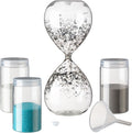 Lillian Rose Unity Sand Hour Glass, 8" x 3.25", Clear