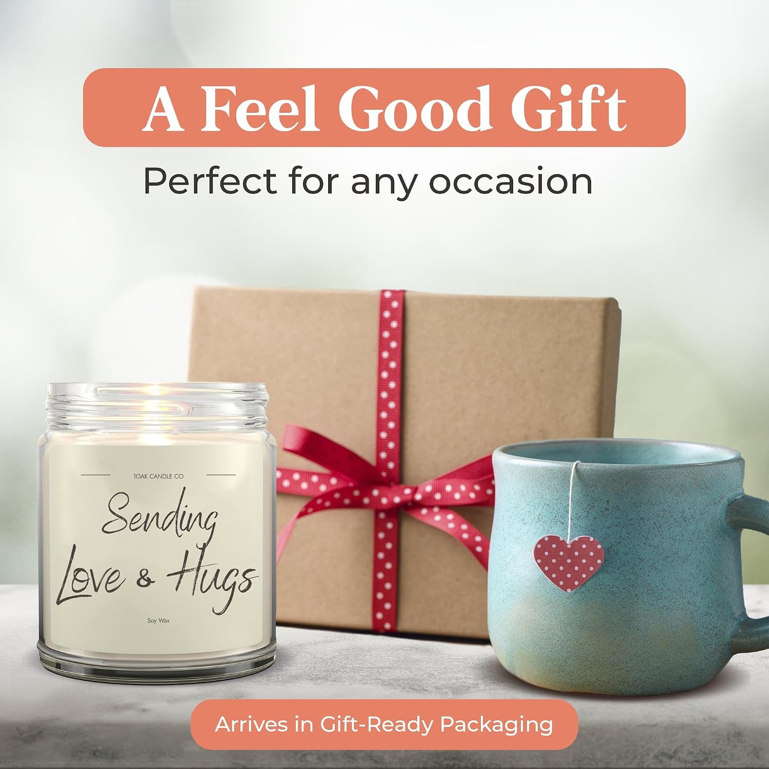1OAK Big Hug Candle - Grief Gifts - Thinking of You Gifts for Women - Sympathy Gift - Condolence Gift - Sympathy Candle - Cheer Up - Vanilla Soy Candles