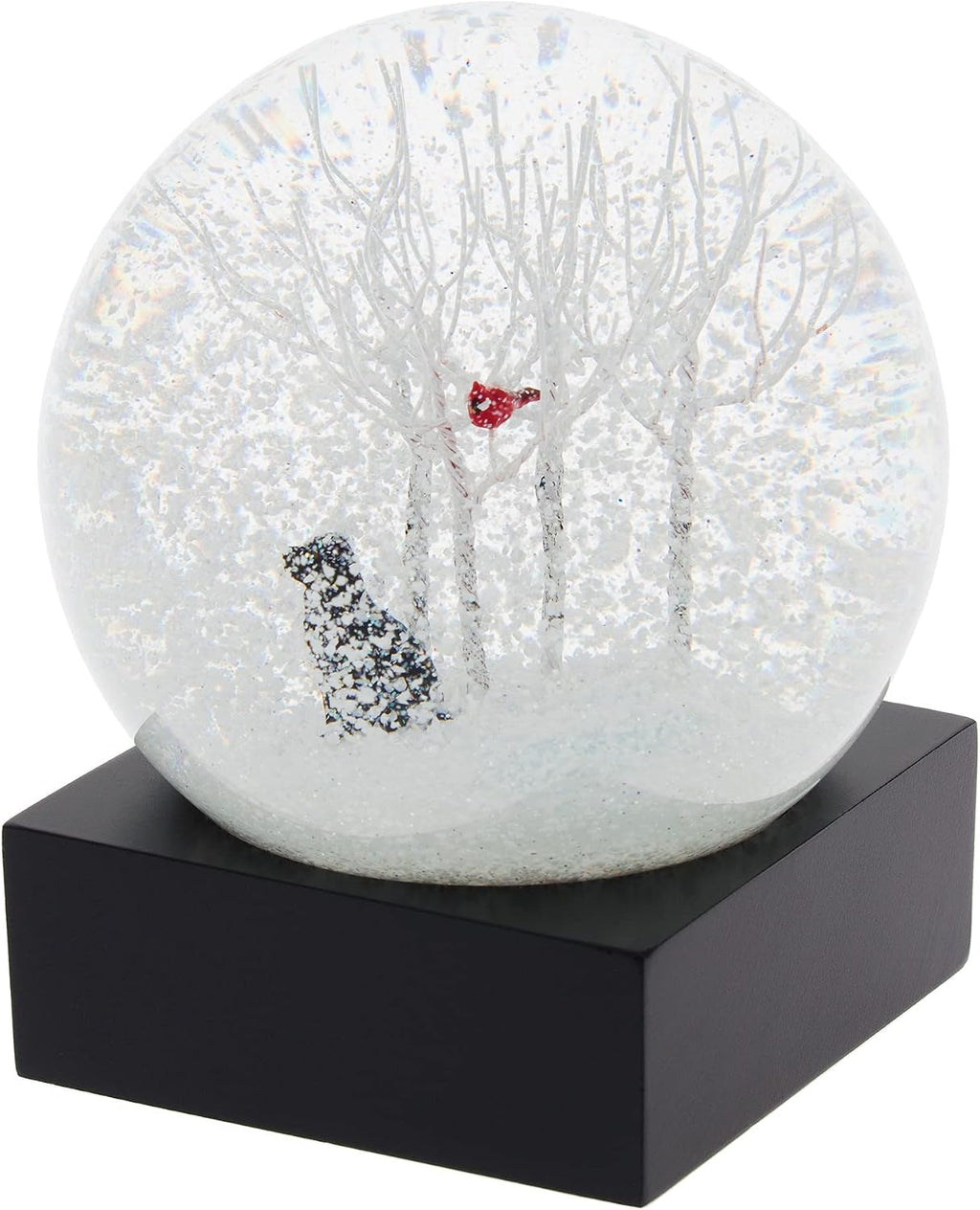 Black Lab in Woods Snow Globe by CoolSnowGlobes