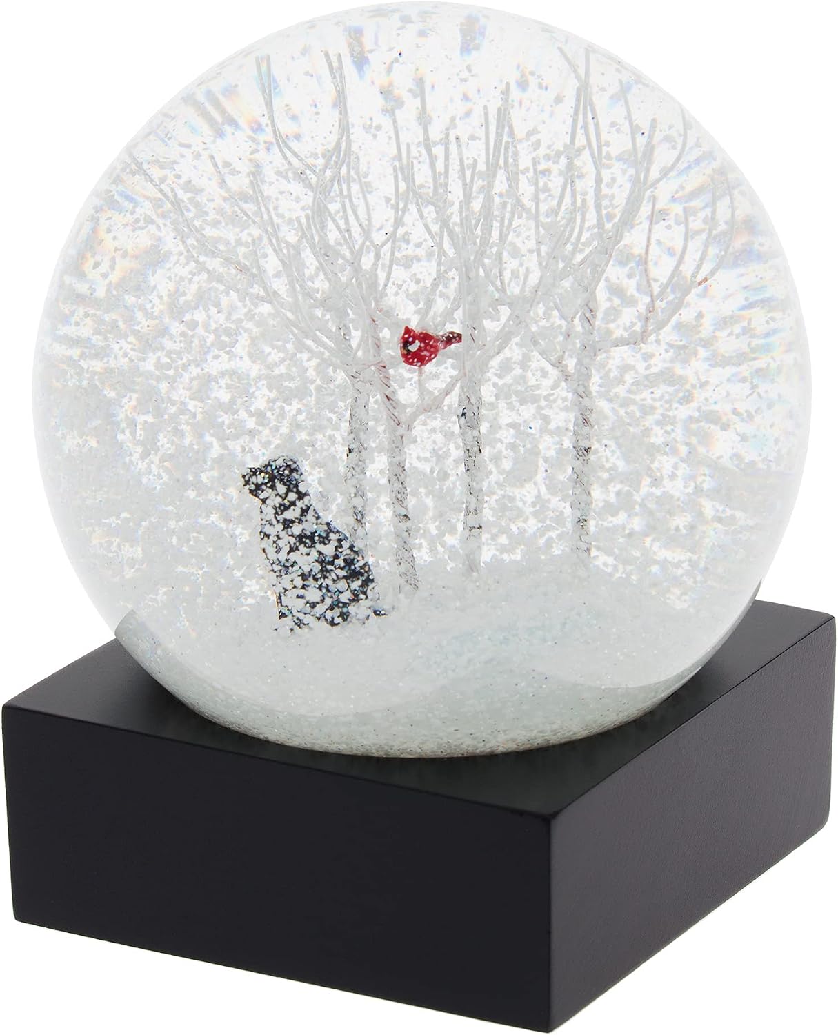 Black Lab in Woods Snow Globe by CoolSnowGlobes