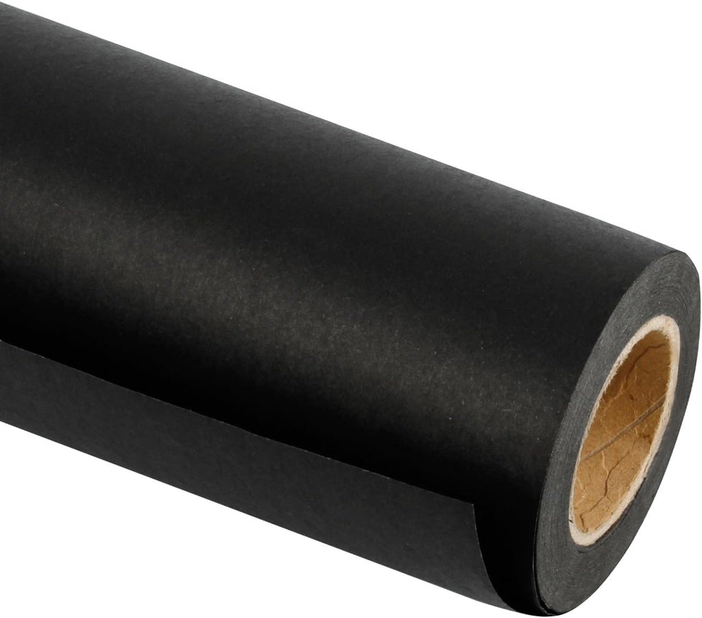 ruspepa black kraft paper roll - 24 inches, main product view