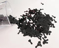 3001Pcs Glitter Confetti Cute Sprinkle Party Table Decoration for Valentine's Day, Cannon, Celebration, Wedding, Engagement Supplies (Black2)