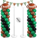 yalikop 2 sets football party balloon column stand, main product view