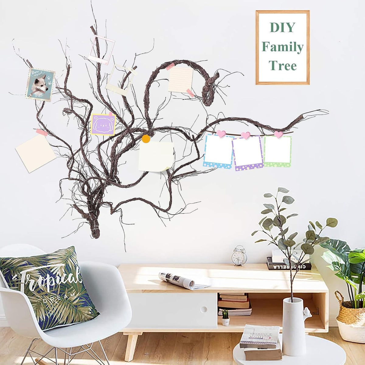118"brown s bendable grapevines garland faux tree branch, package contents
