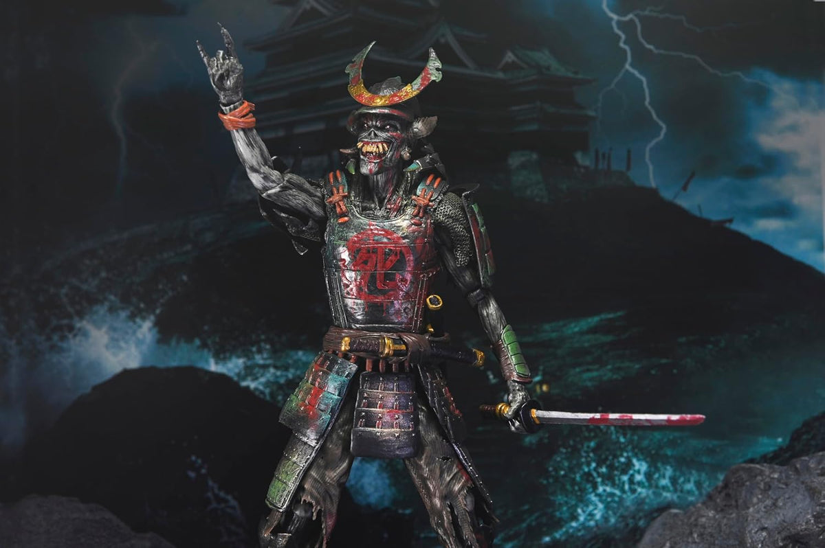 NECA Iron Maiden Future Past World Tour Ultimate Senjutsu Eddie and Somewhere...