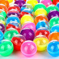 Sosation 150 Pcs 1.77 Inch Gumball Vending Machine Capsules Empty Round Plastic Containers for Prizes Party Favors (Stylish Color)
