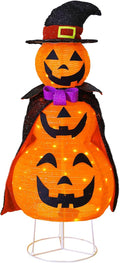 3ft light up halloween collapsible pumpkin decorations outdoor, main product view