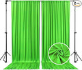 10 x 7 Feet Emerald Green Backdrop Curtain for Partie, Background Curtains for Photoshoot, Birthday, Wedding, Halloween, Thanksgiving, Christmas, New Year Party Decorations 5Ft x 7Ft, 2 Panels