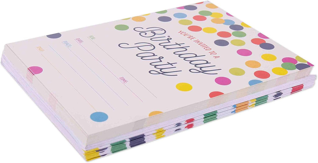GSM Brands Invitations for Birthday Party - 20 Cards with Envelopes