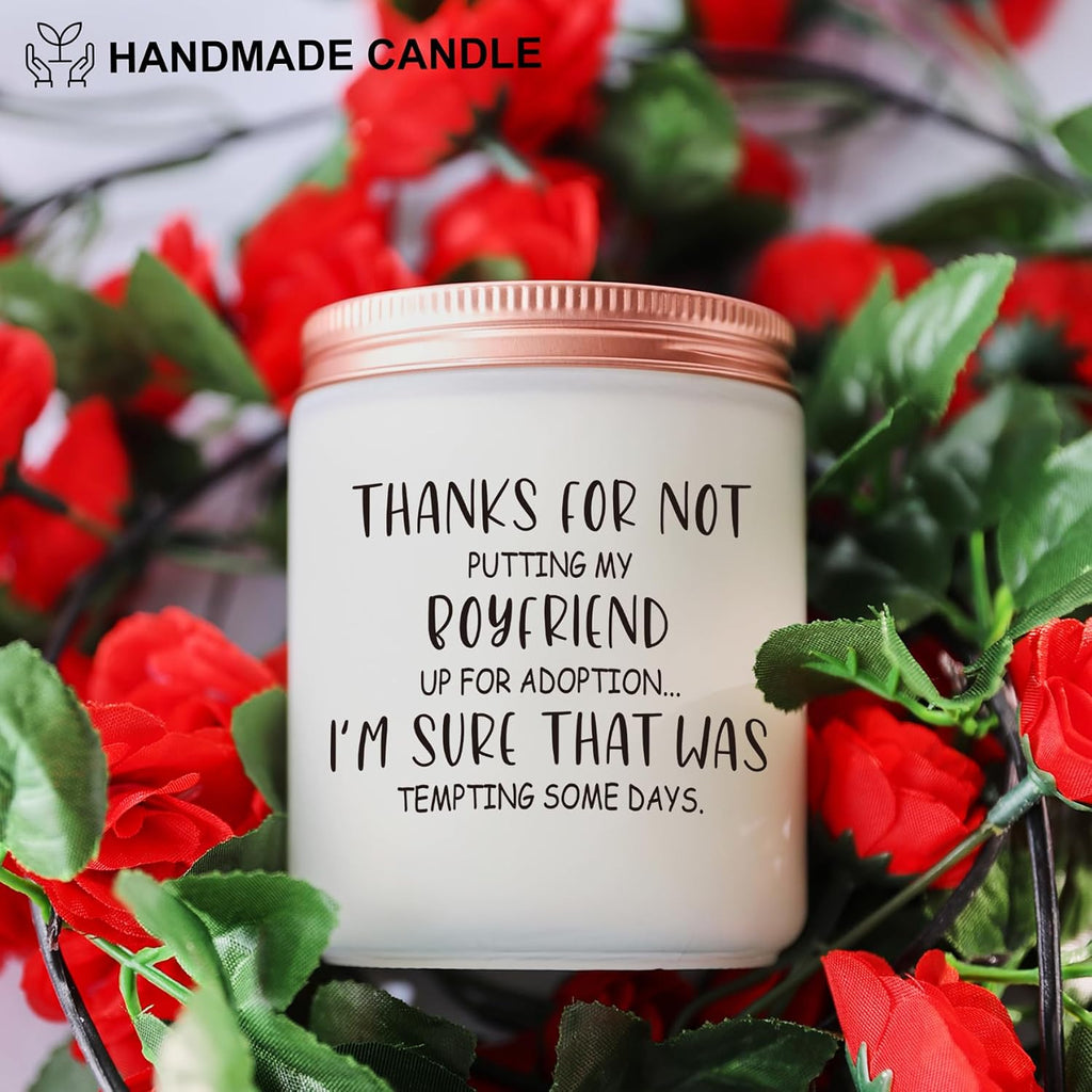 Gifts for Boyfriends Mom - Mother in Law Mothers Day Gift, Birthday Christmas Gifts for Mother-in-Law, Boyfriend's Mom, Women Gift Candle