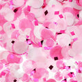 TecUnite Pink Rose Red Confetti Round Tissue Paper Table Confetti Dots for Wedding Birthday Party Decoration Arts Craft DIY Scrapbooking, 1.76 oz (1.5 cm Plus 2.5 cm)