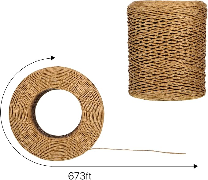 Syhood Floral Vine Bind Wire Rustic Wrapping Wire for Flower Bouquets(Light Coffee)